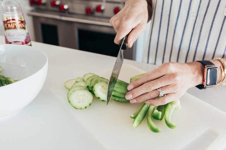 Cucumber and Green Pepper Salad – Tara Thueson