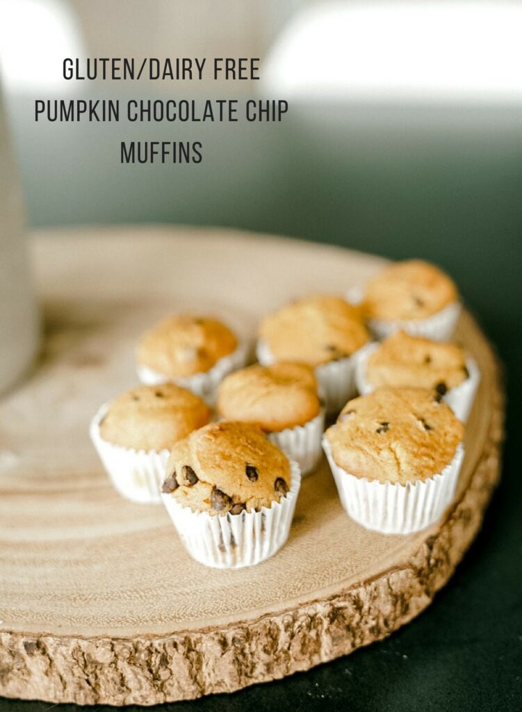 Perfect Gluten/Dairy Free Pumpkin Chocolate Chip Muffins