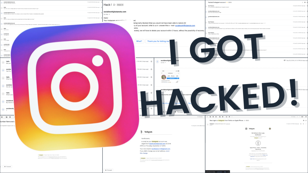 my instagram was hacked by bitcoin