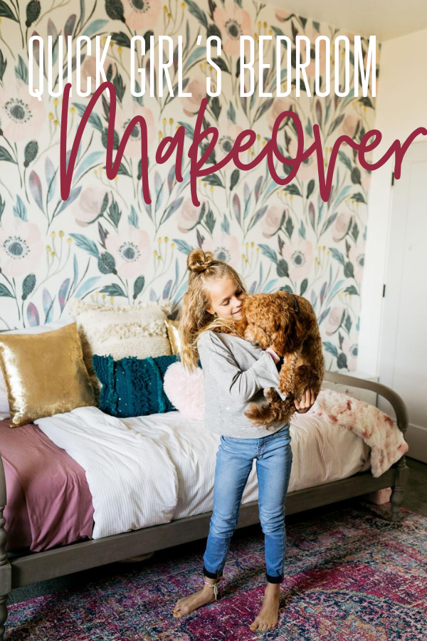 Quick Girl’s Bedroom Makeover