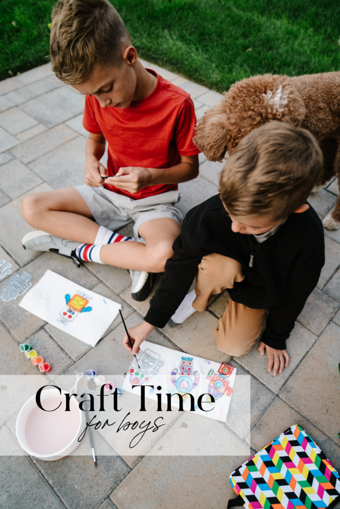 Craft time for BOYS!