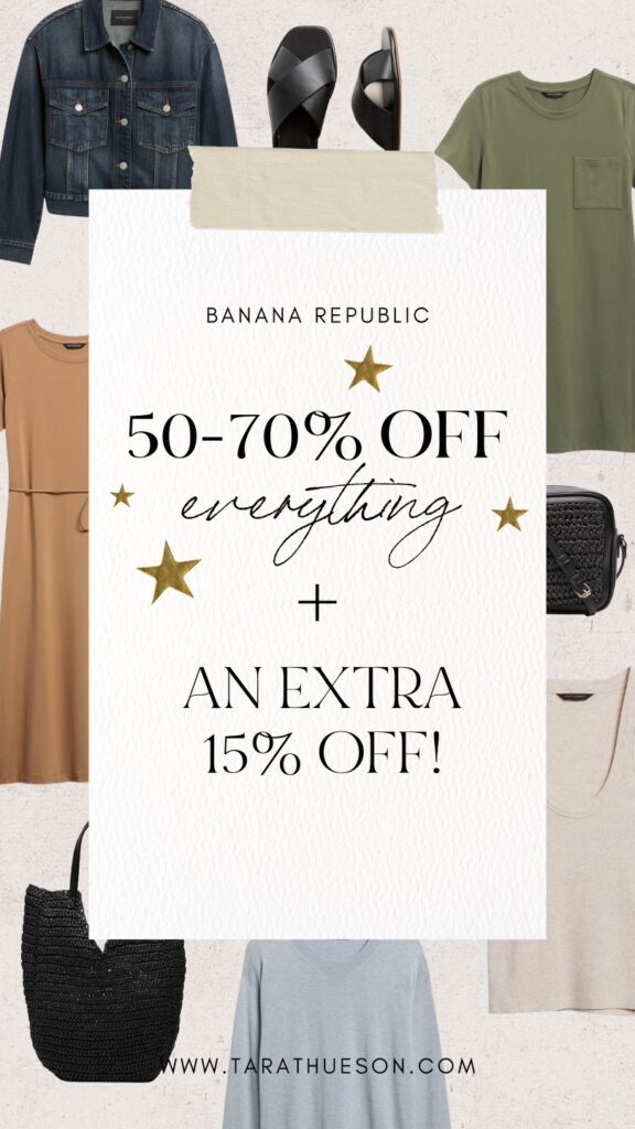 Spring fashion with Banana Republic Factory