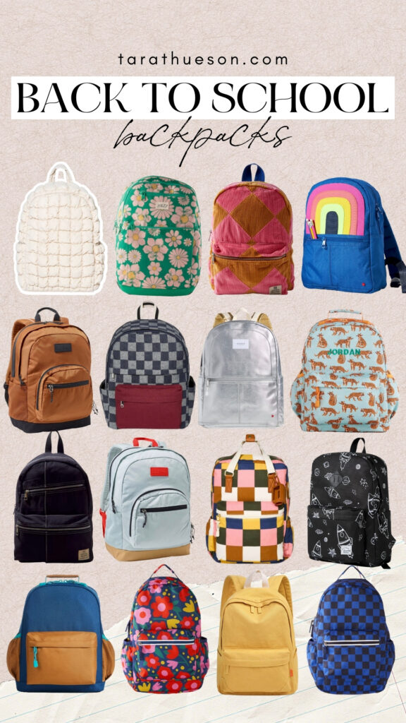 Back to School: Cute Backpack Edition